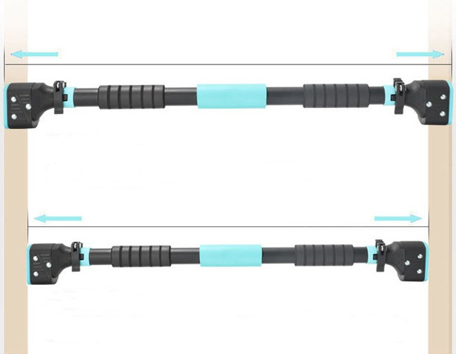 Factory 115cm length no punching pull up bar wall mounted indoor fitness 35mm diameter steel pipe gym equipment pullup bar