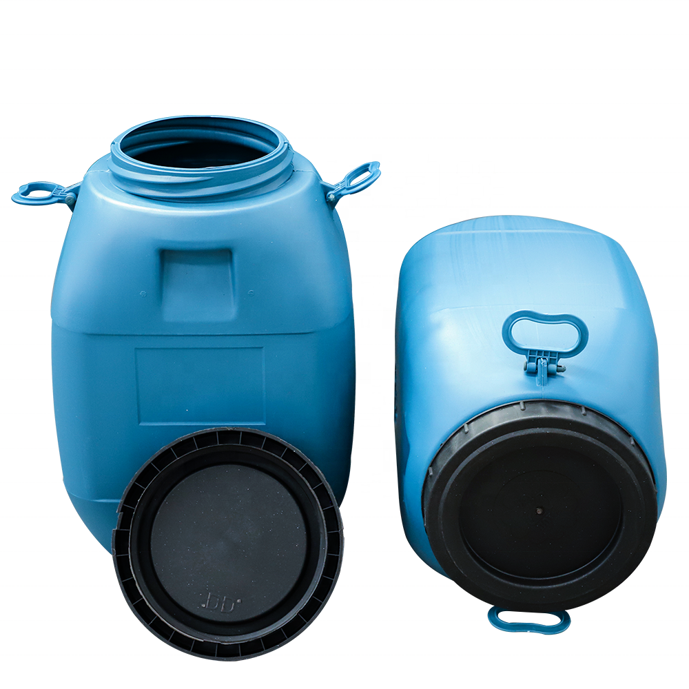 60 л HDPE пластиковый барабан с крышкой и ручкой для химических веществ