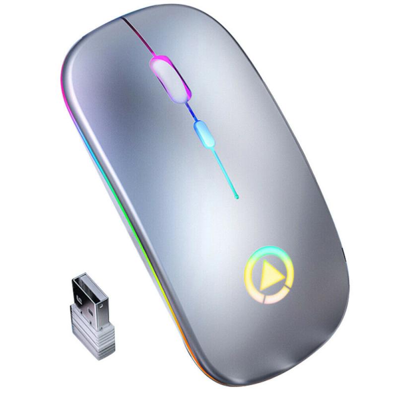 AIWO Factory Direct Sale LED Backlit Rechargeable 3 Keys Ergonomic Mouse Gamer Gaming For Laptop In Stock