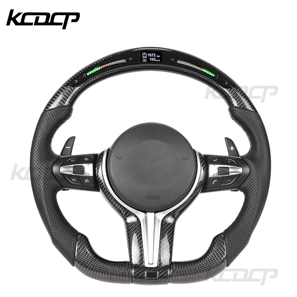 Подходит для BMW F30 F31 F32 F34 F10 F18 F07 F20 F22 F23 F15 F16 F25 F26 M3 M5 M6 X5M X6M F35 F36 F80 F87 полностью кожаный руль