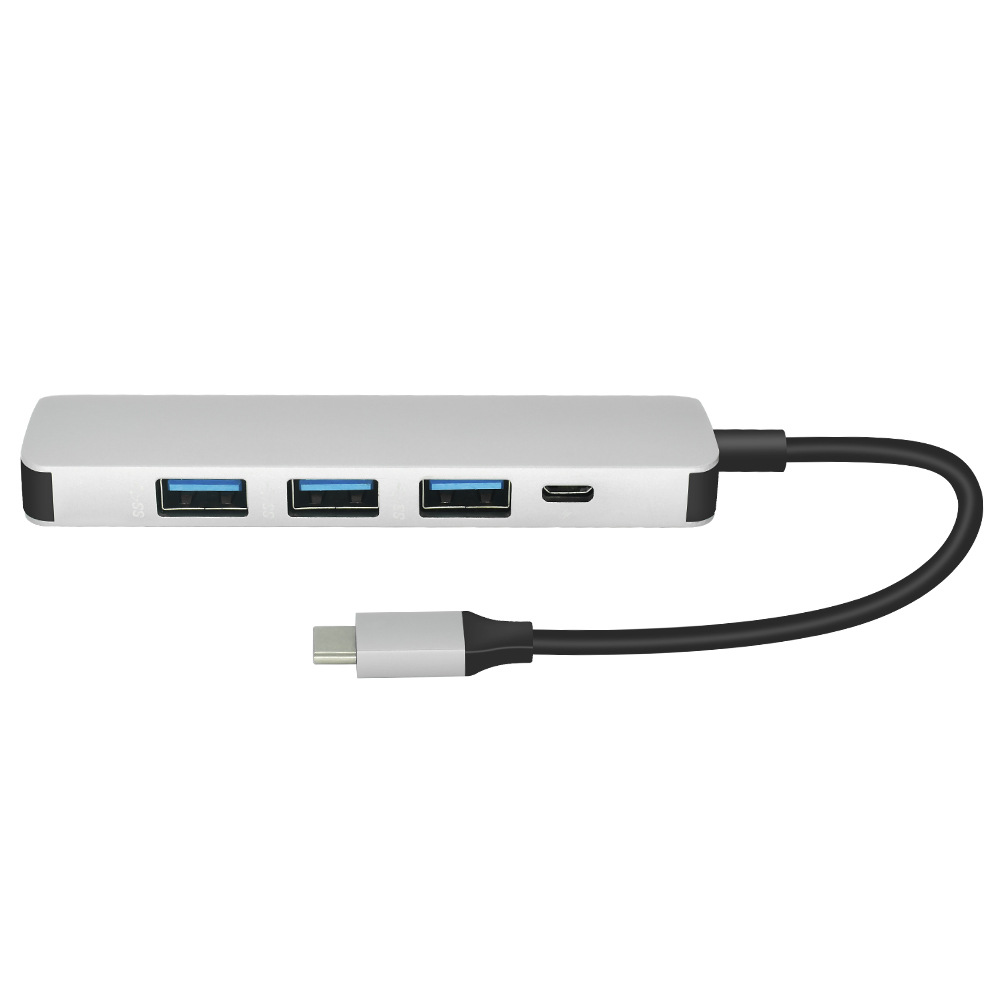 5 в 1 Тип C к USB3.0 концентратор Универсальный адаптор для портативного компьютера с переходом к вашим услугам док-станция для ноутбука, USB C концентратор USB