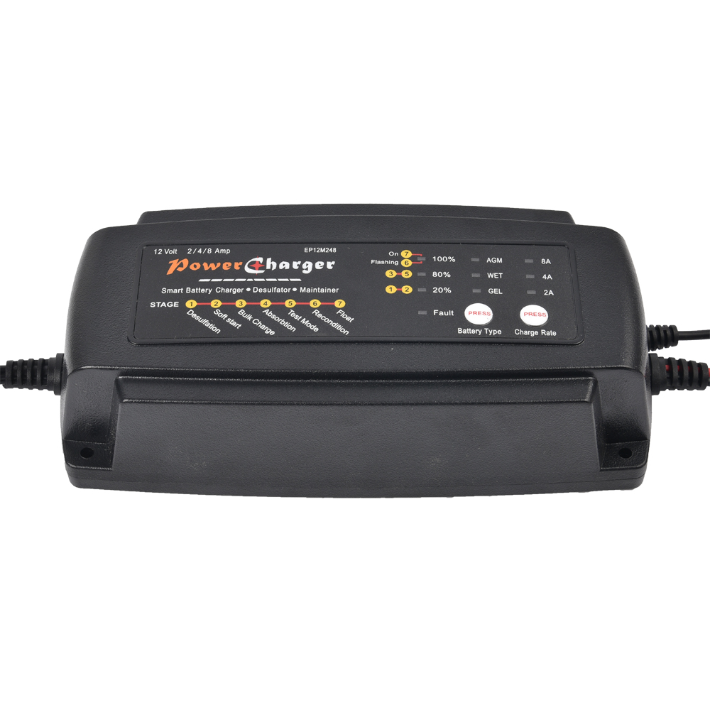 Умное зарядное устройство для аккумуляторов 7 этап 1/2/4A 220 В 24 В ac dc