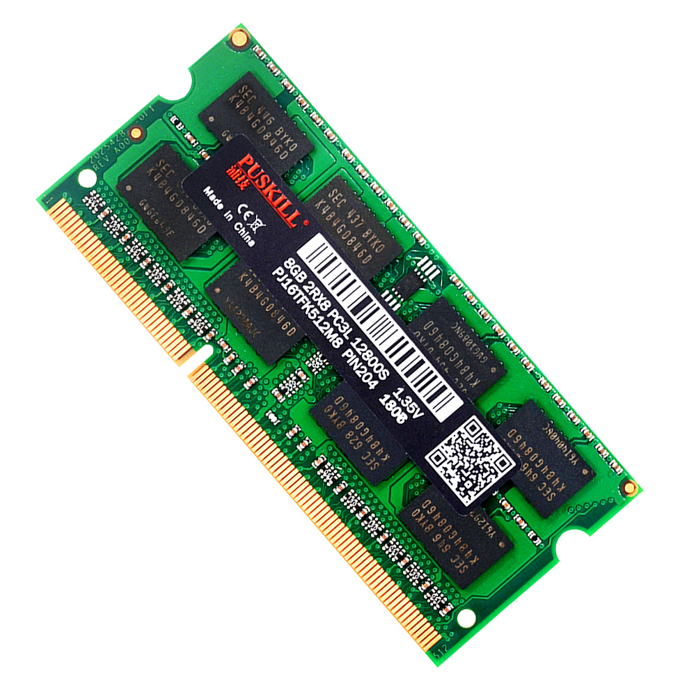 Оптовая продажа с фабрики памяти компьютера DDR3L 4 ГБ 8 ГБ 2 Гб 1333 1600 12800 МГц 1,35 V sodimm оперативной памяти