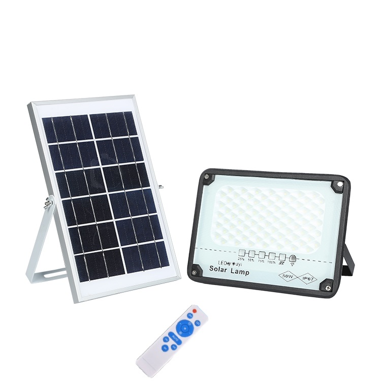 Electric Quantity Indicator Waterproof Ip67 Outdoor Smd Aluminum 50 100 200 300 Watt Solar Led Flood Light