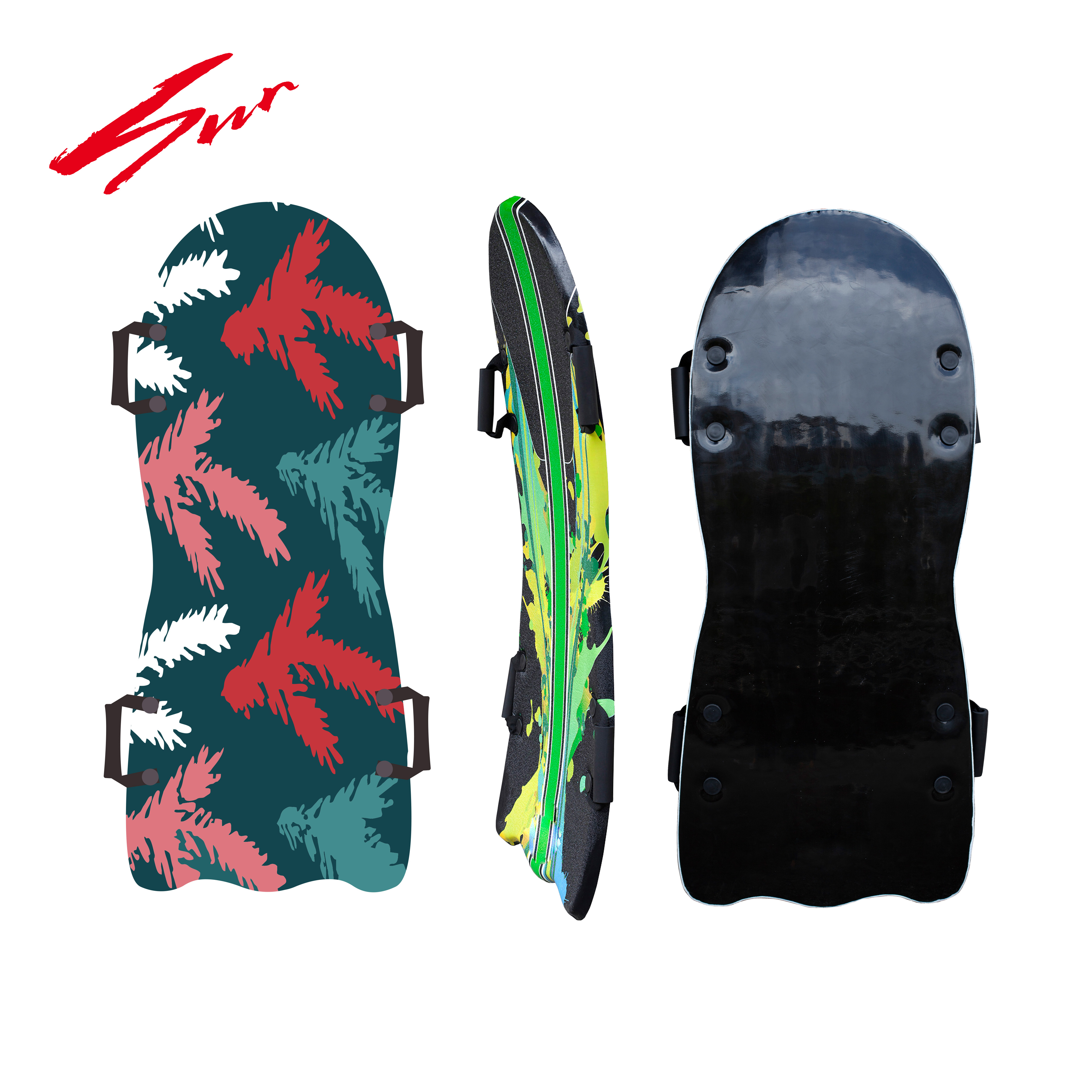 The Best Snow Sleds for All Types of Snow 48in Snowboard Foam Sled 2-Pack Snow Tubes Sledding