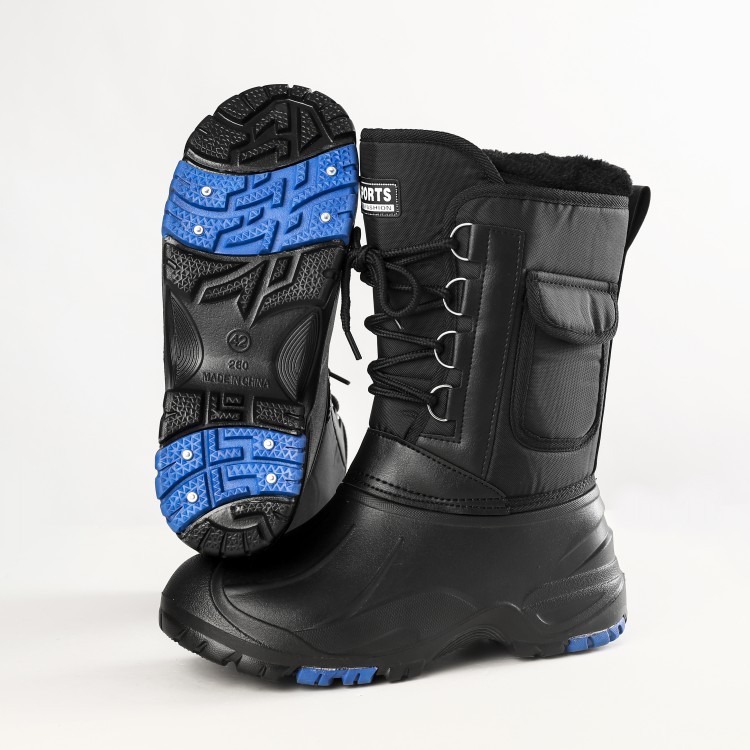 Outdoor Winter Warm And Waterproof Fishing Cotton Shoes Slip And Cold Resistant Fishing Snow Boot