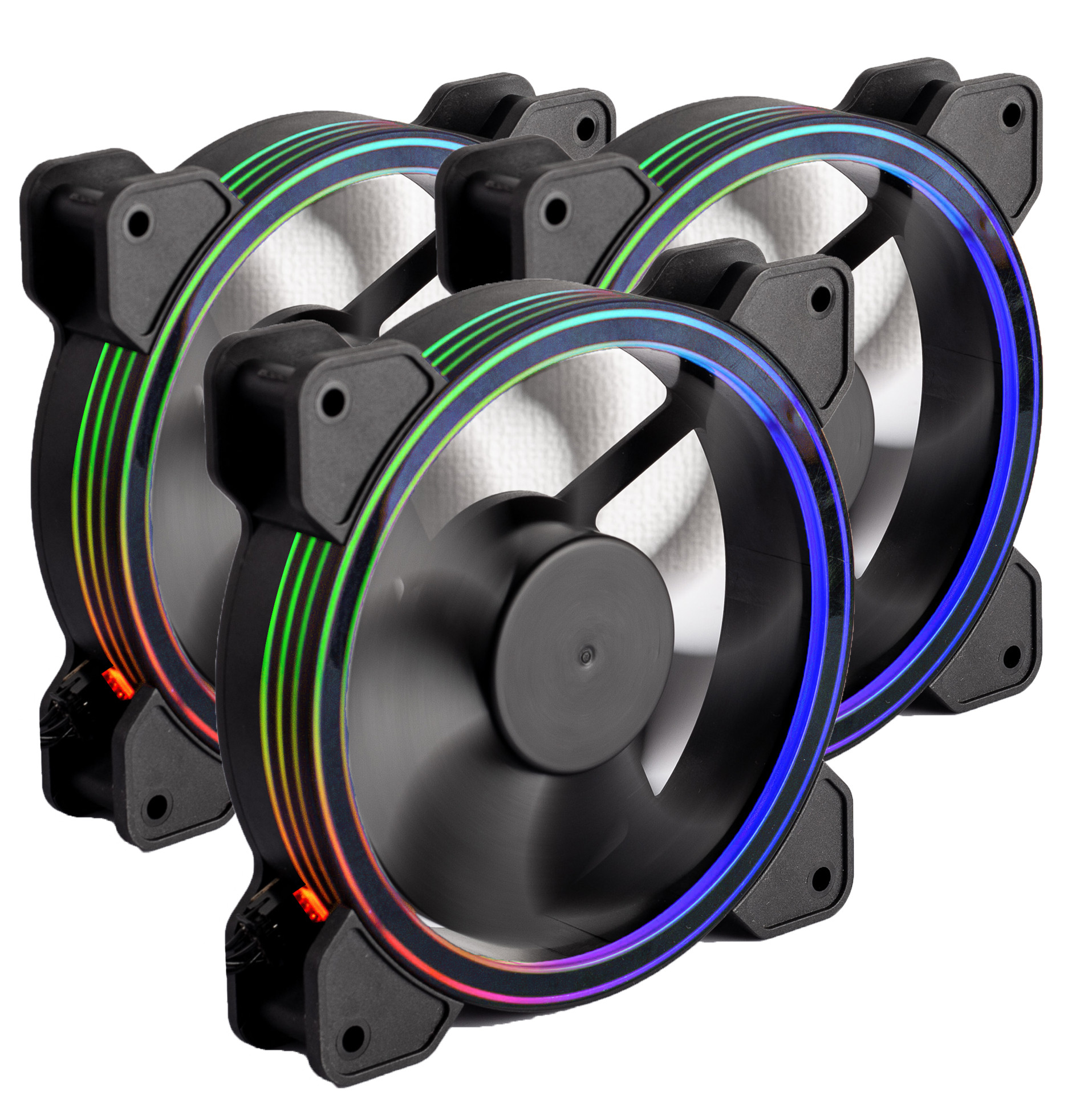 Fast Shipping RGB CPU Cooler Black PC Cooling Fan RGB Gaming PC Fan 12v 120mm RGB Fan with Remote for Computer