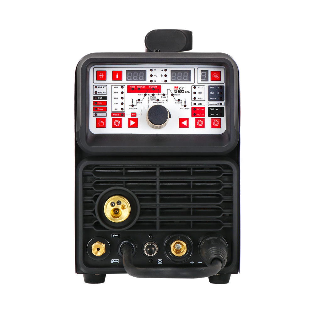 ANDELI Сварка металлическим электродом в инертном газе машина 220V MCT-520DPL/DPC MIG сварки TIG MMA CUT импульсный холодной чистой 5 в 1 сварочный аппарат TIG сварочный аппарат