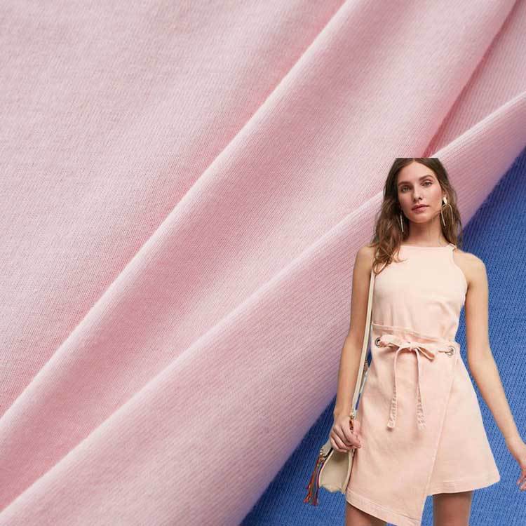 100% Cotton Melange Yarn Combed Cotton Mercerized Jersey Fabric for T-shirt Casual Wear SLEEPWEAR