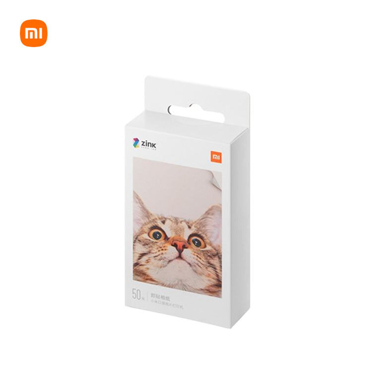 Портативный карманный принтер Xiaomi Mi ZINK, самоклеящаяся бумага для фотопринтера, 20 листов, бумага для фотопринтера Xiaomi