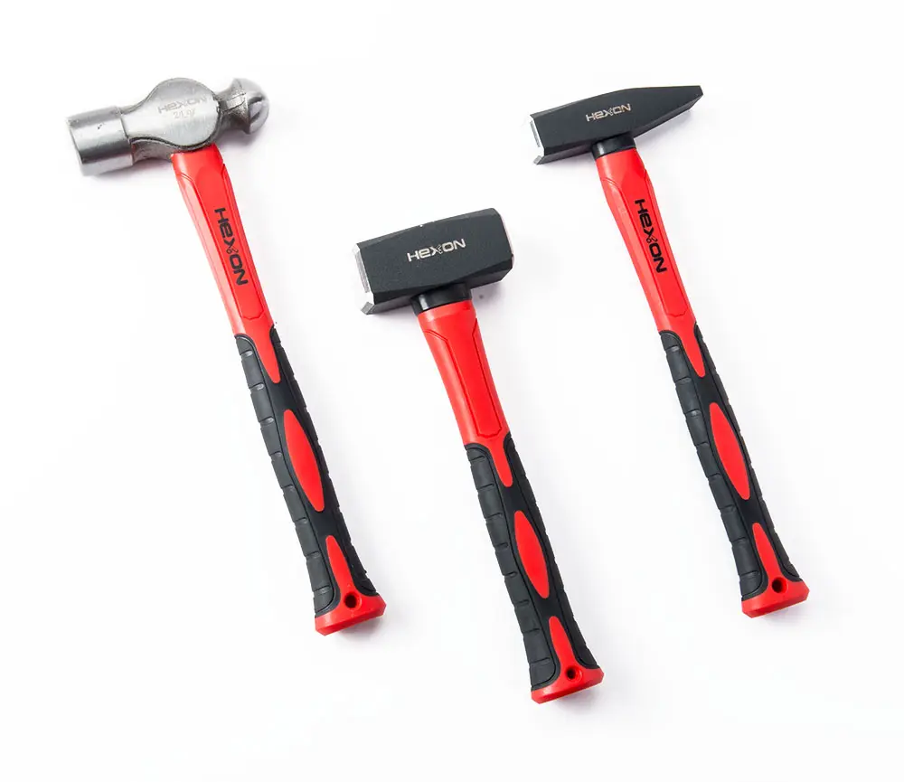 Soft TPR grip fiberglass handle hand tools martillo nail tool hammer