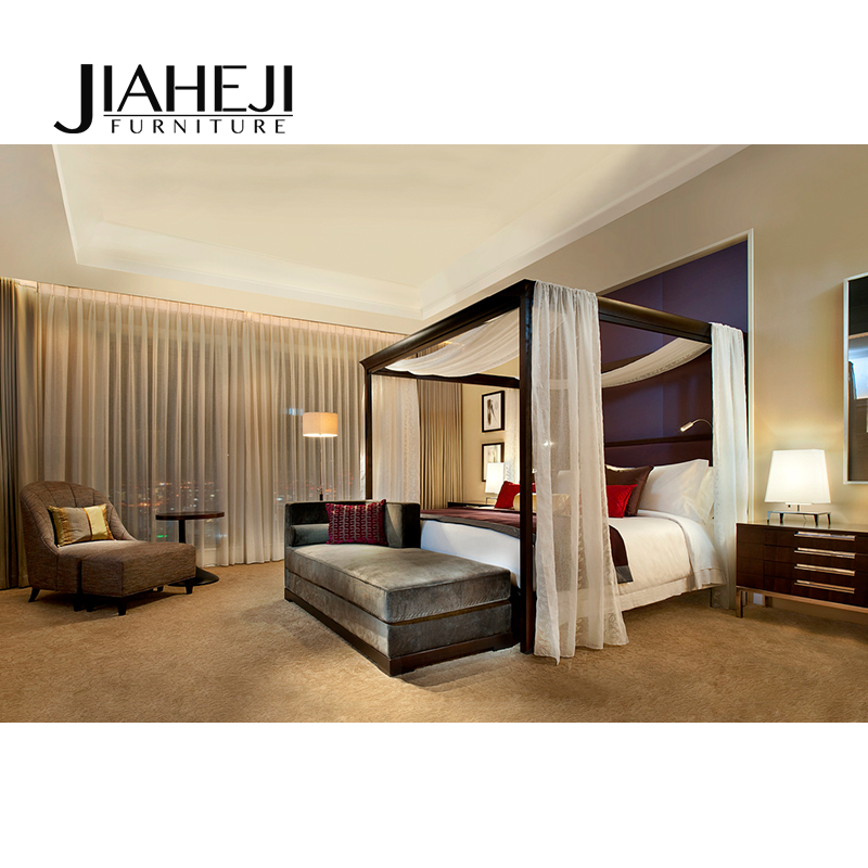 JIAHEJI-A002 Горячая продажа спальная кровать 5 звезд мебель для отеля