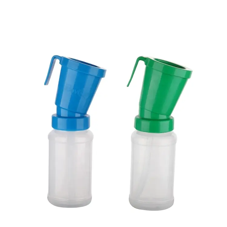 Customized Logo 300 ML Green Blue PP Cow Teat Dip Cup With PE Bottle