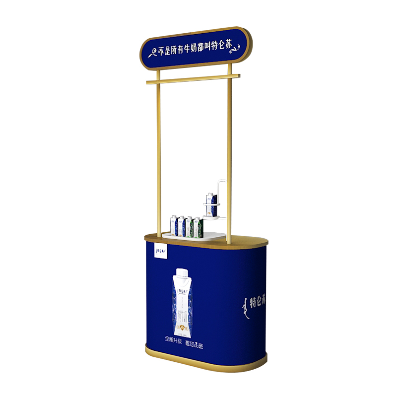 Trade Show Counter Tension Fabric Square Counter Exhibition Booth advertising promotion table pop up promotion table counter