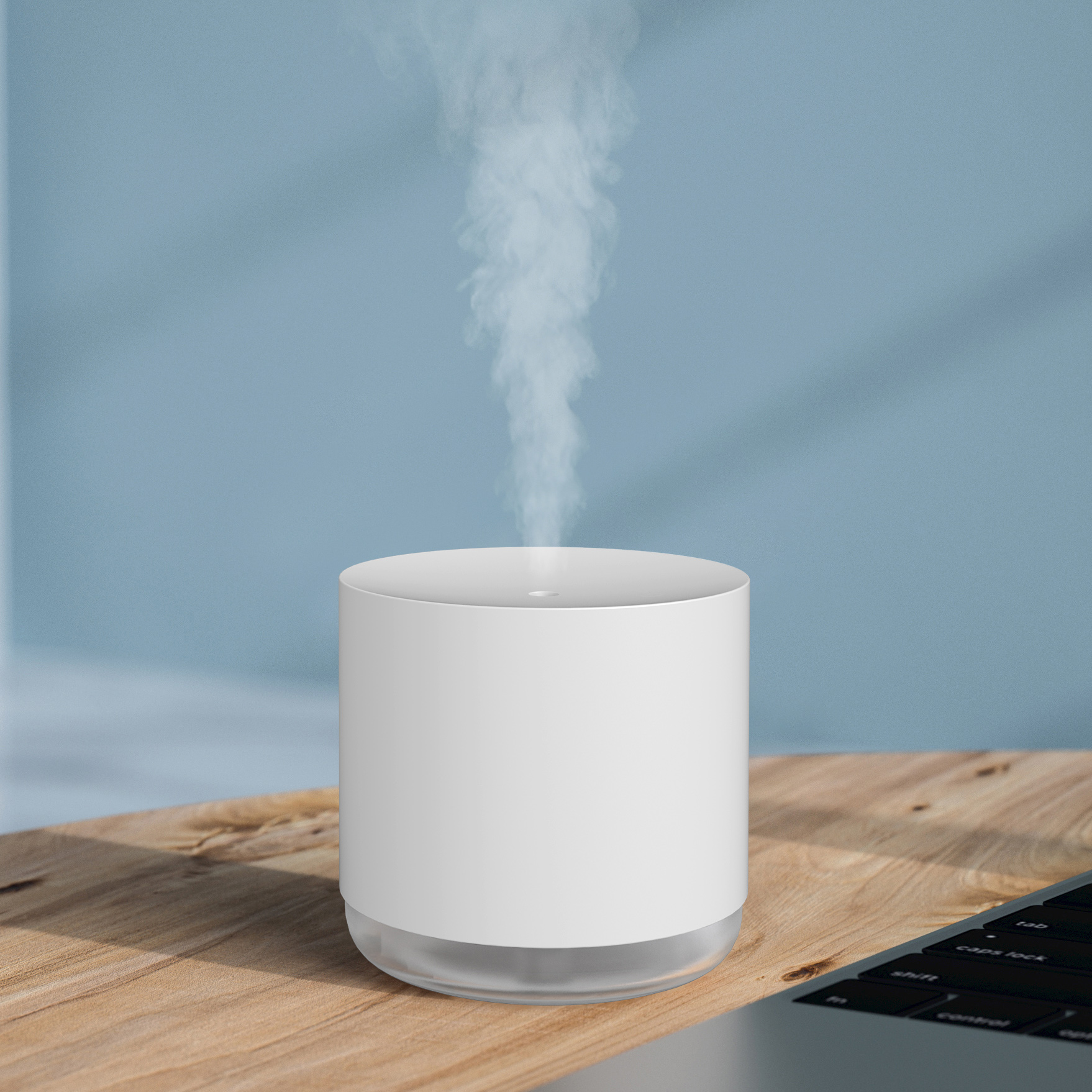2021 Новый комнатный Usb мини портативный диффузор маленький H2o бесшумный беспроводной настольный ультразвуковой увлажнитель воздуха