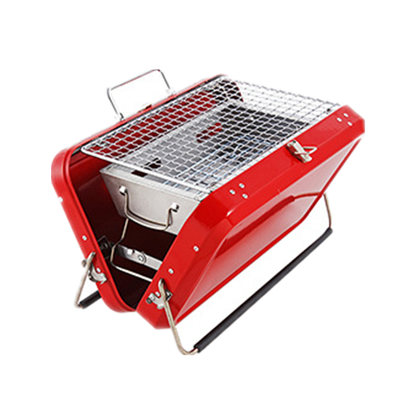 Outdoor Portable Baggage Carbon Ovens Folding Stainless Steel Aluminum Roll Foldaway Camping Grill Table