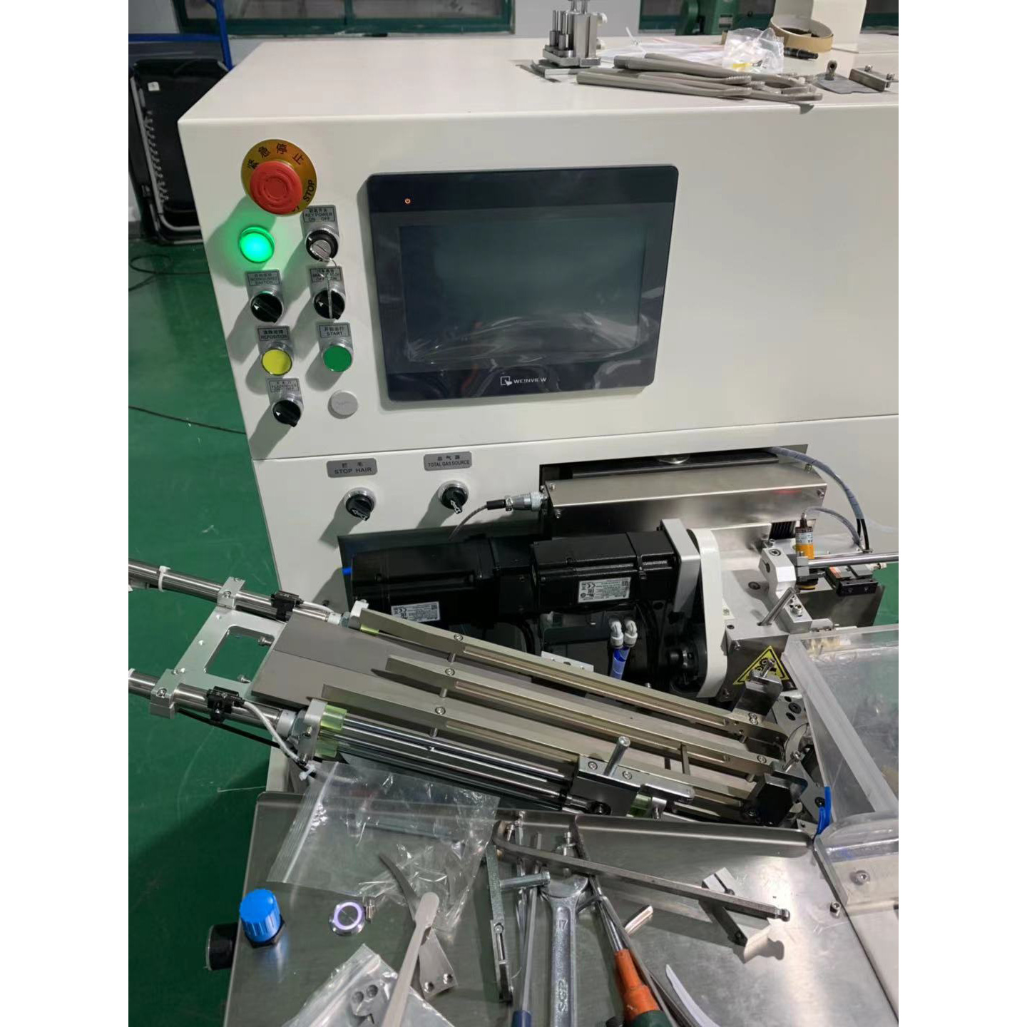 Toothbrush planting machine