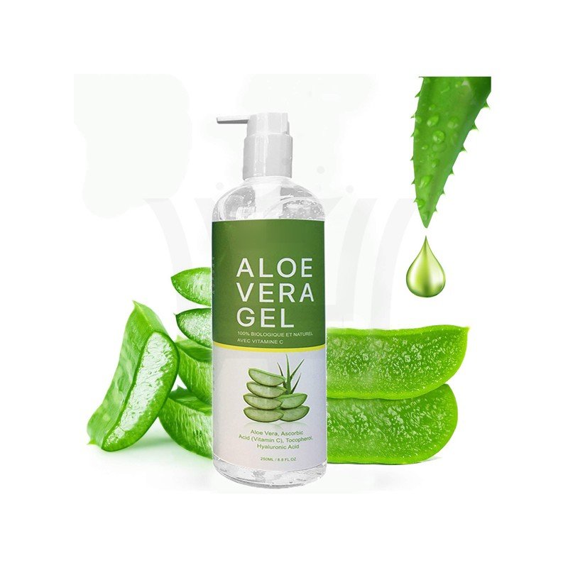 Оптовая торговля OEM/ODM Aloe Vera Gel 100% гель для увлажнения кожи уход за кожей лица и тела после загара уход успокаивающие Алоэ лосьон