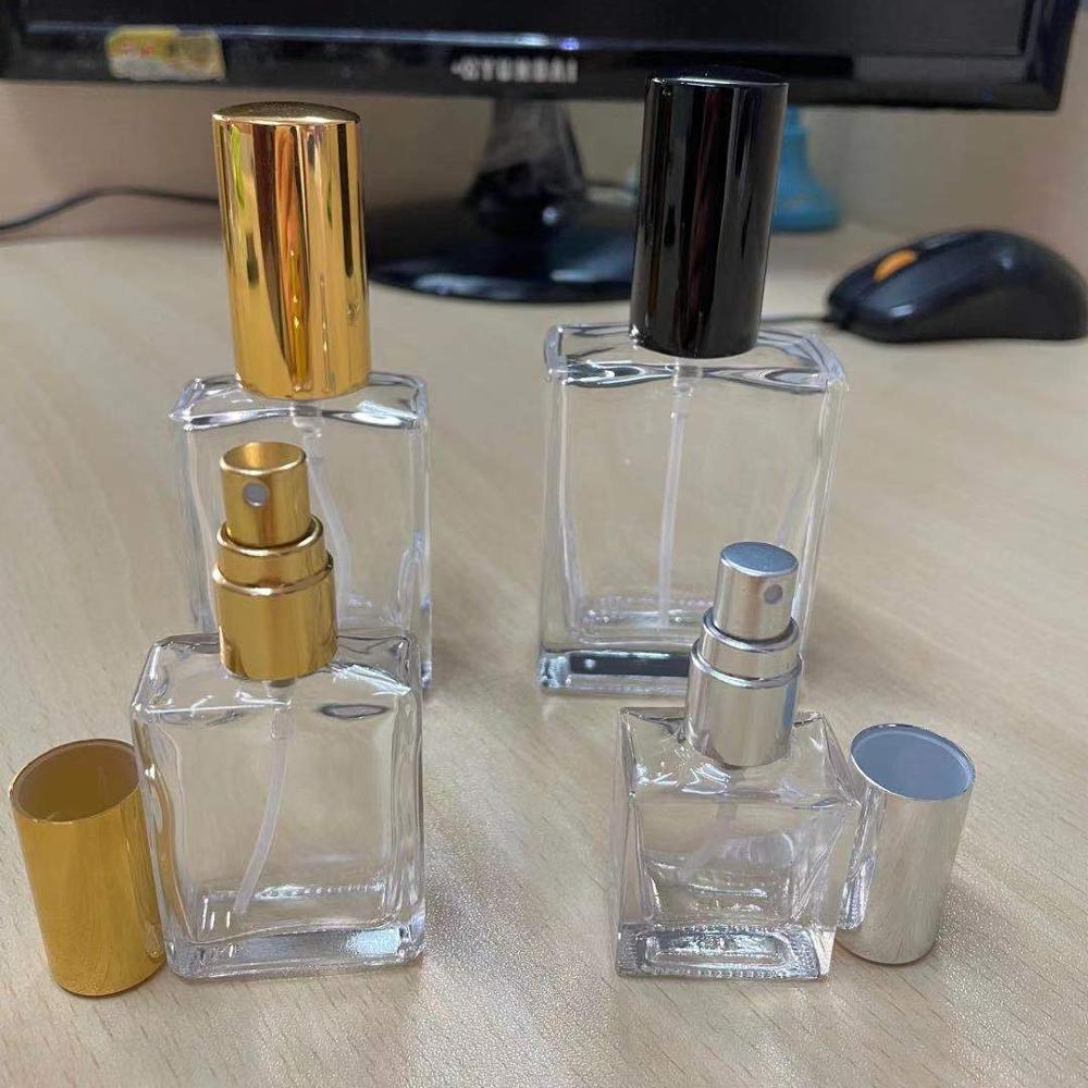 2021 cosmetic packaging perfume glass bottle with al sizes
