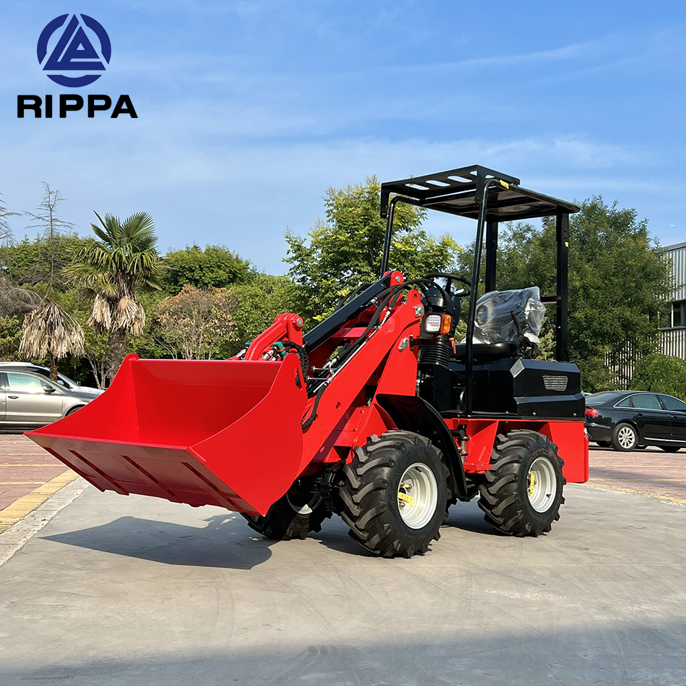 Free Shipping Epa Engine Wheel Loader Earth-moving Machinery 1 Ton Diesel Front End Loaders Electric Mini Loader With Bucket