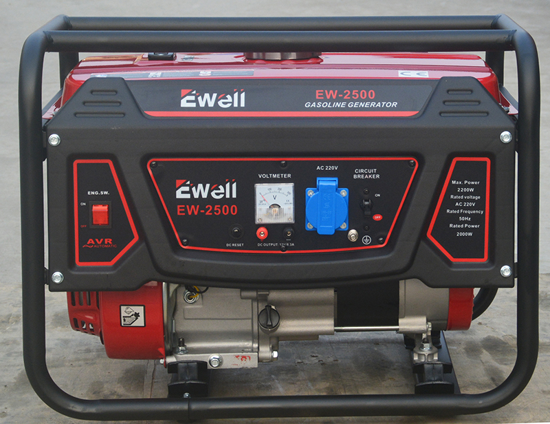 Ewell по оптовой цене с открытой рамкой 2.5kva 220v генератор бензиновый портативный бензиновый генератор 2 км для энергетического