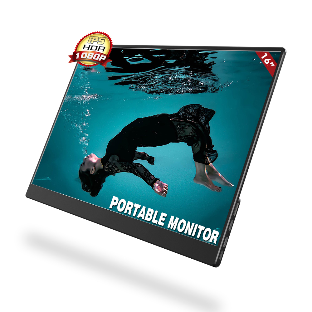 Super thin 16 inch 1080P laptop portable uperfect monitor gaming display extended for laptop led computer monitor