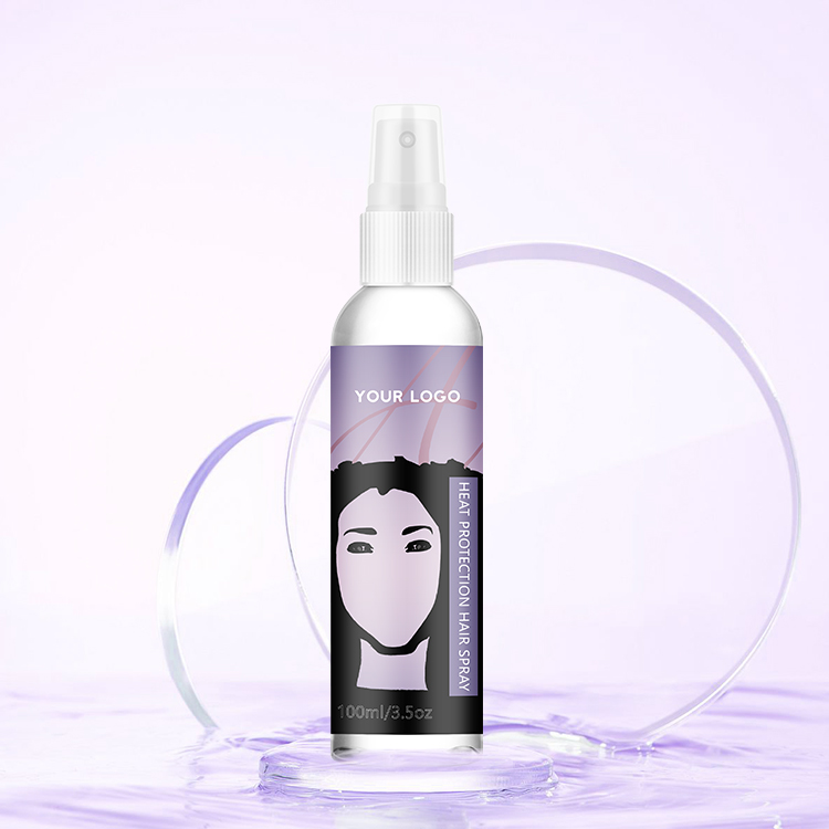 wholesale custom best moisture repair hair shine heat protectant spray styling heat hair protector spray private label for hair
