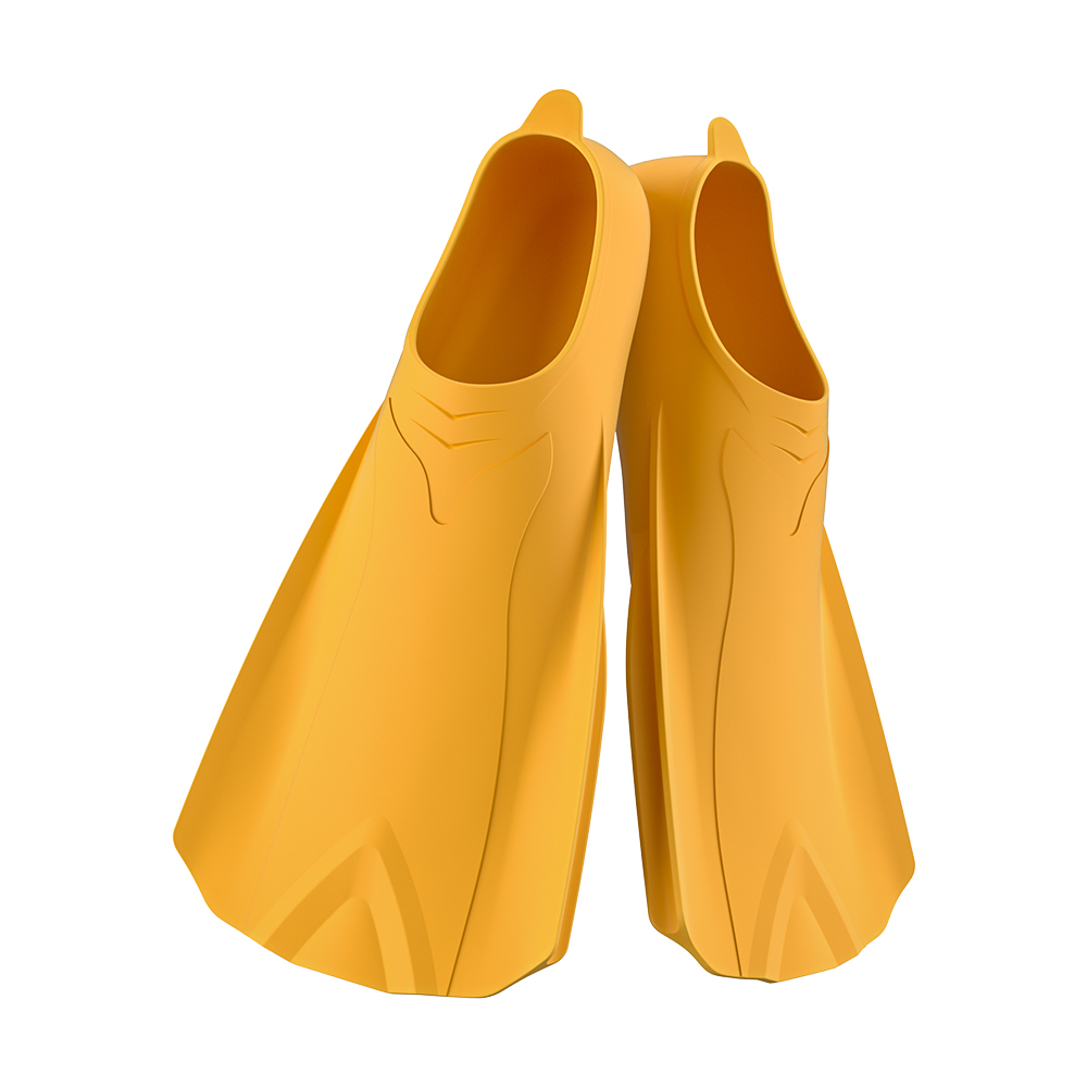 XXXS Factory Manufacturer price Full Foot Design Kids Training Swim Fins Diving Snorkeling Flippers Short Blade Swim US12-12.5C