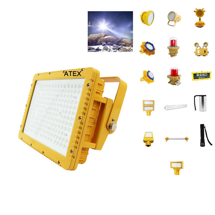 LEDUN-50-200W IP66 Atex Explosion Proof Flood Lamp for Zone 1/2/21/22 Led Explosion-proof Lights Manufacturer