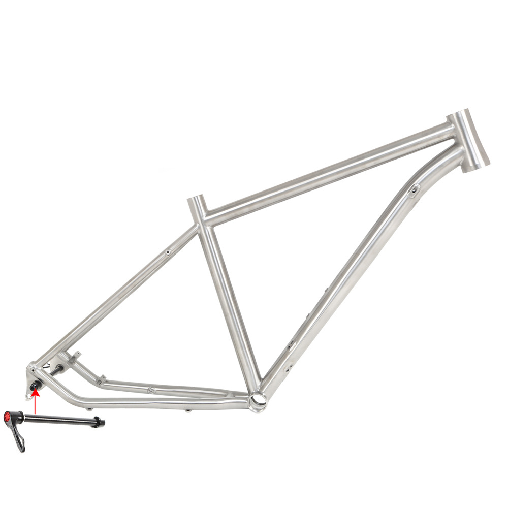 Customized titanium alloy frame titanium alloy barrel axle mountain bike frame 27.5/29 inch