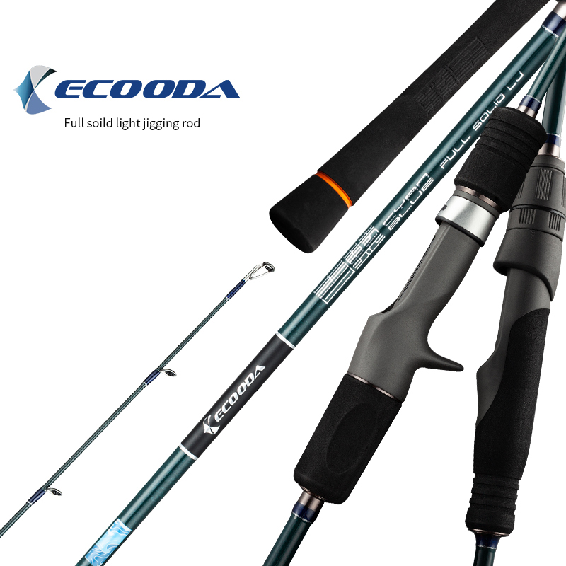ECOODA ECBLJ полностью твердая легкая удочка для джиггинга для соленой воды Легкая игровая удочка