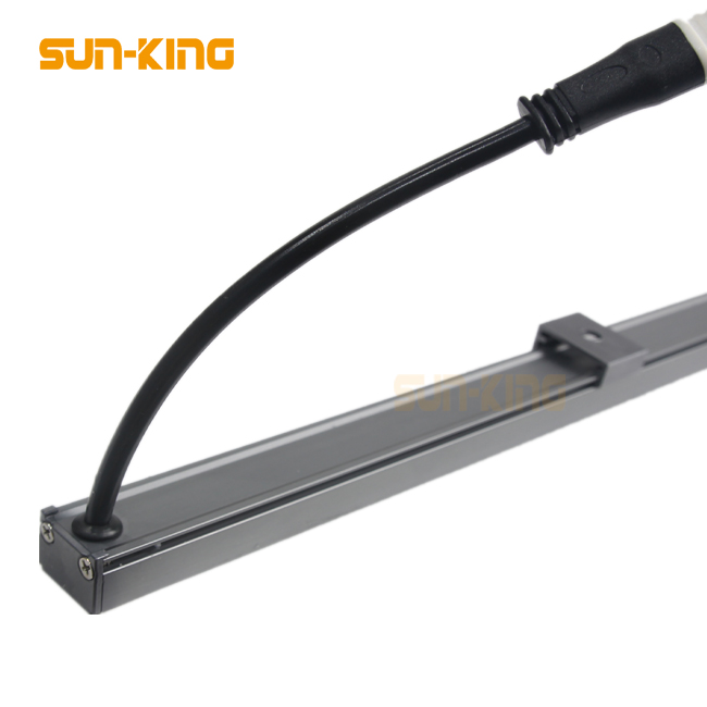 Наружная настенная линейная Светодиодная панель для парковки IP65, SMD5050, теплый белый свет, 2700K, Ландшафтная лампа 12 Вт, 12 Вт, наружные светодиодные панели