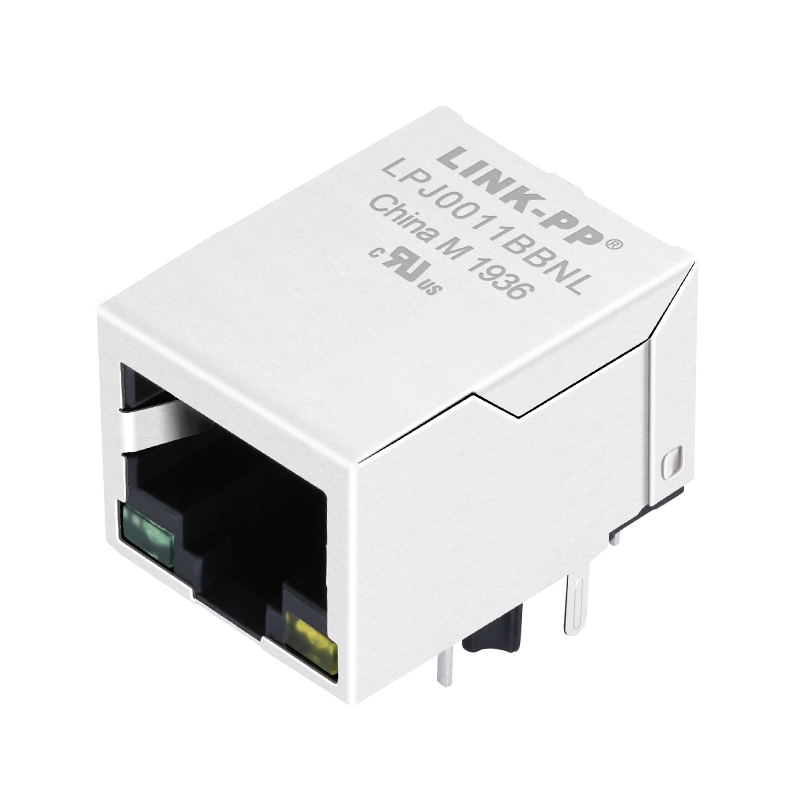 LPJ0011BBNL Tab Down 100 Base-T 8P8C модули Ethernet со встроенным магнитным разъемом RJ45