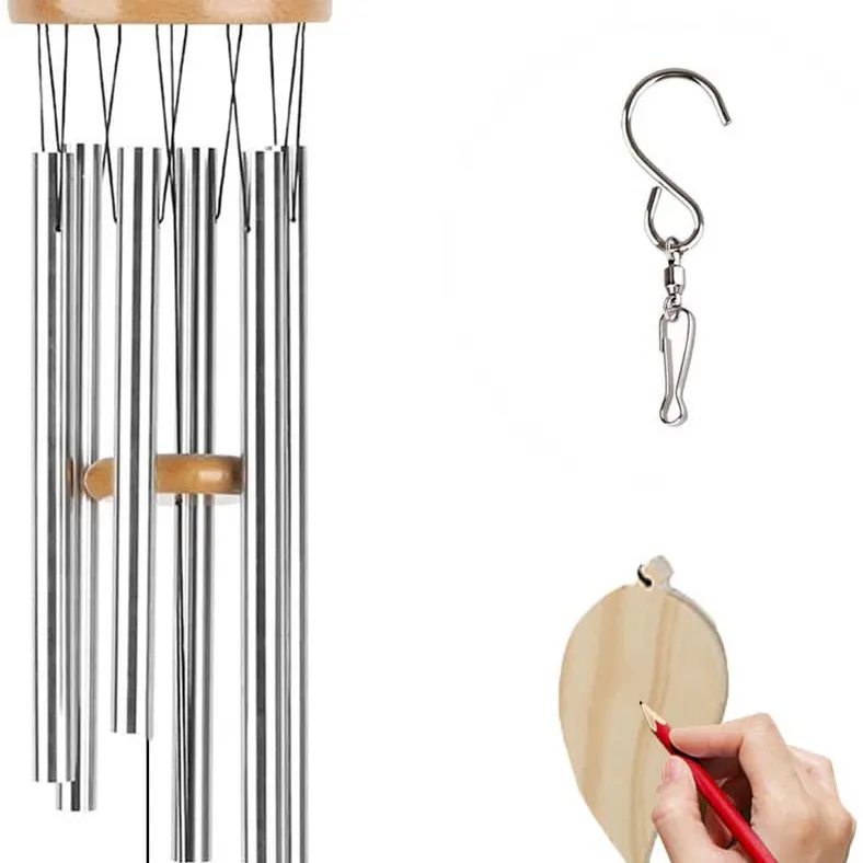 Wind Chimes for Outside Sympathy Wind Chimes with Hook | Gift for Mom Garden Patio Home Decor