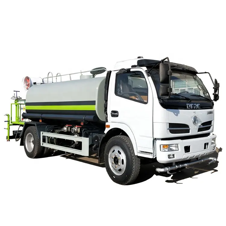 Dongfeng 8000 liters spray water and dust truck in factory for sale mist spray site demolition dust fall spraying disinfection