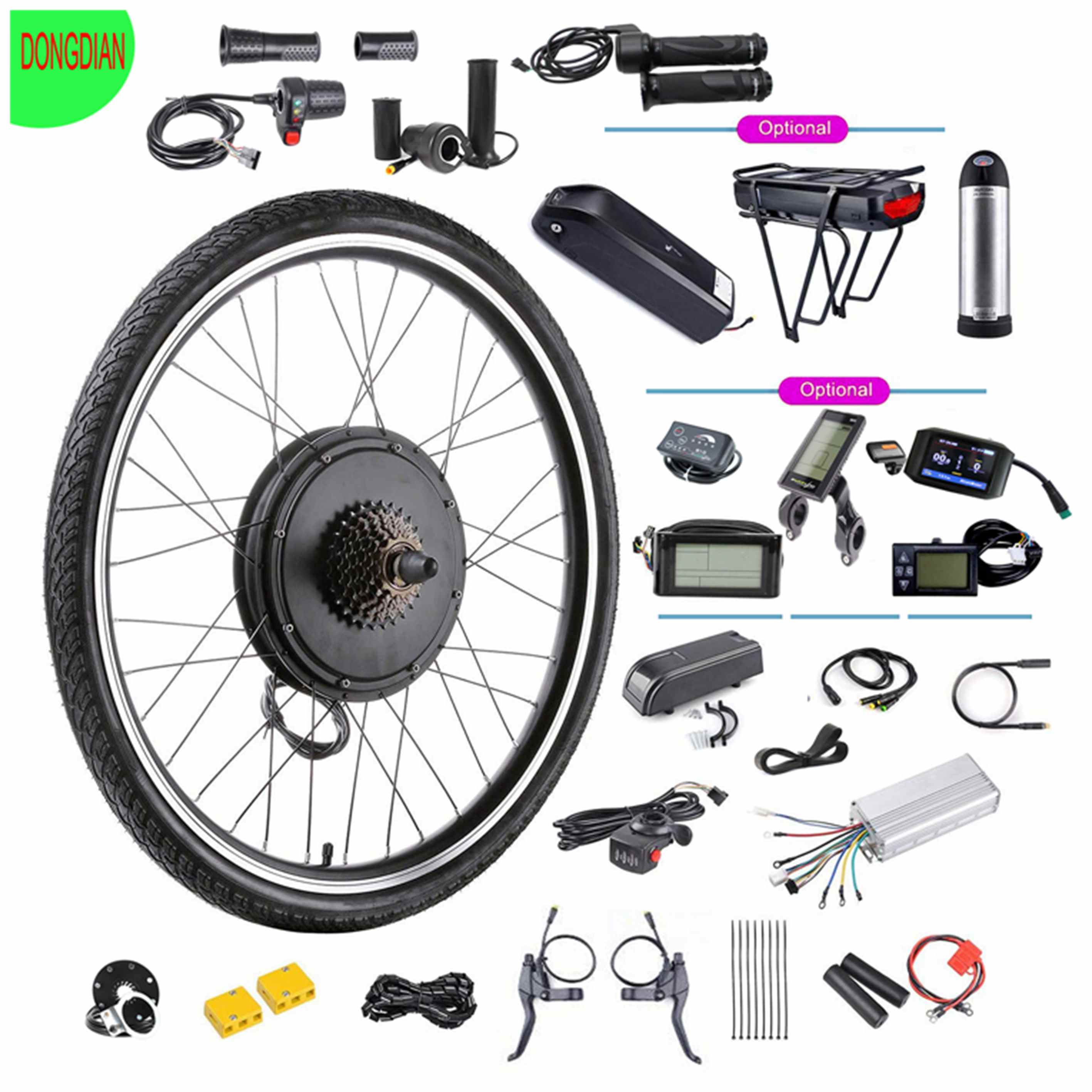 48V литиевая батарея, фара для электровелосипеда в Conversion Kit 1000W/1500 ваттовый мотовелосипед; Набор другие + Электрический + Велосипедный спорт + запасных частей