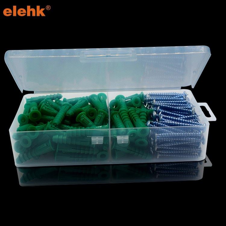 Anchor Expans Plastic Nylon Frame Fix Wall Screw M2 White 4 X22 Mm Hammering Anchors Expansion And Wing Nuts Bolts M6M12