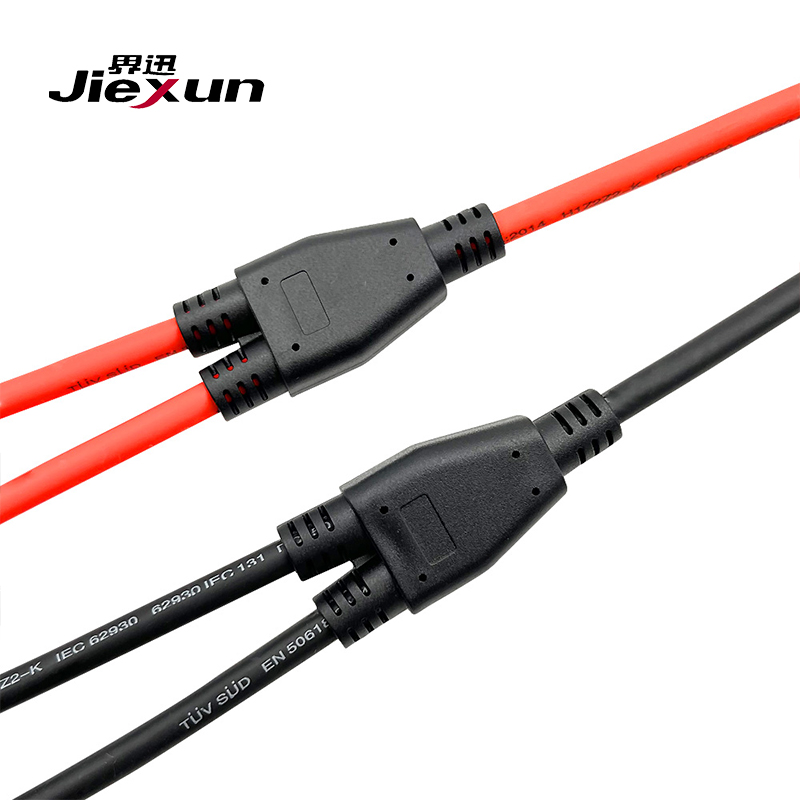 1 пара солнечные панели Удлинительный кабель медный провод 6 4 2,5 mm2 10 12 14 AWG черно-красного цвета с Солнечной PV кабель Разъемы