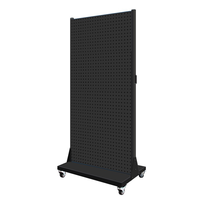 Customized Retail Hair accessories Store Metal Pegboard Design Iron Stand Hardware Display for Plumbing Tools