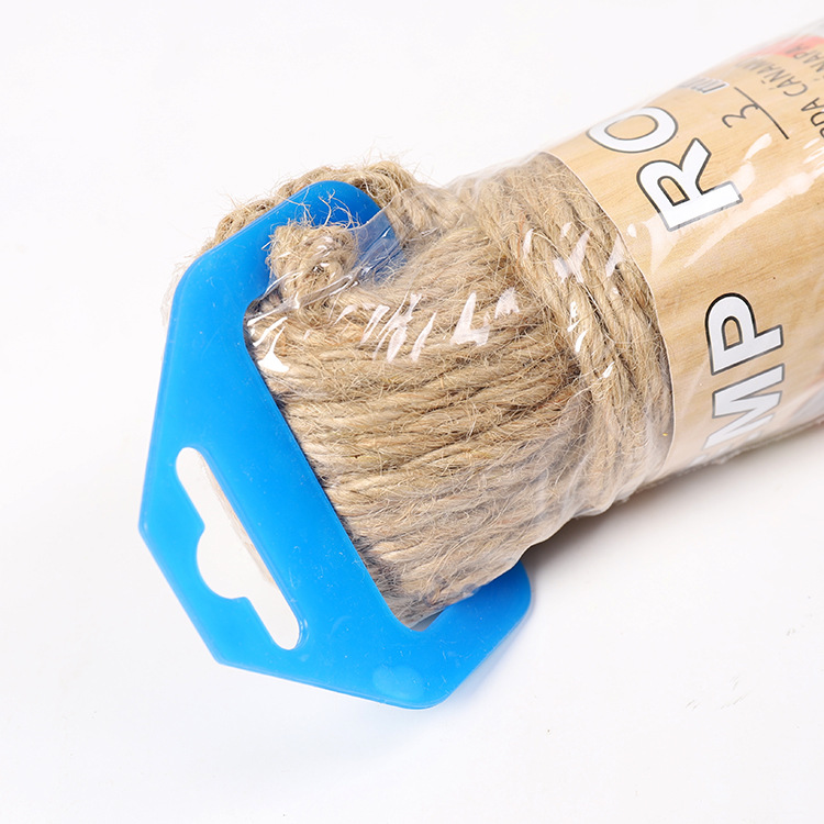 Bulk 100% Natural Jute braided 4mm 6mm 10mm 20mm Twisted Rope DIY decoration Cord twine sisal manila Recyclable Packaging rope