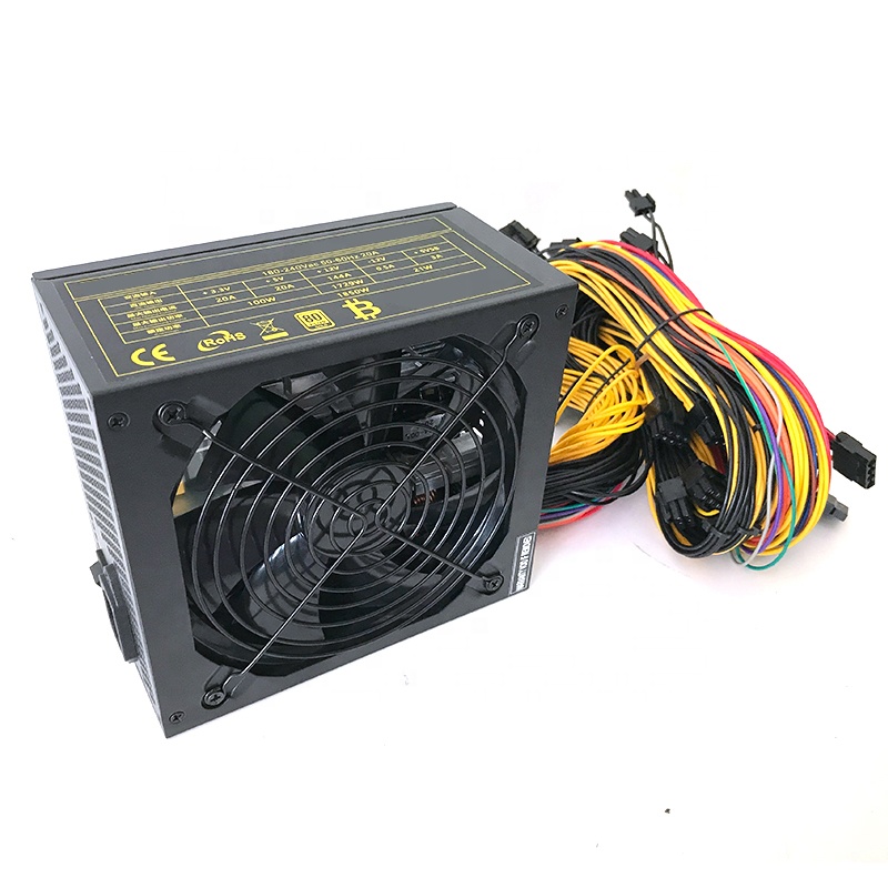 Новейший стиль Oem Atx источник питания на выходе 12V Dc Pc Gpu Mining 80 Gold Plus Atx источник питания