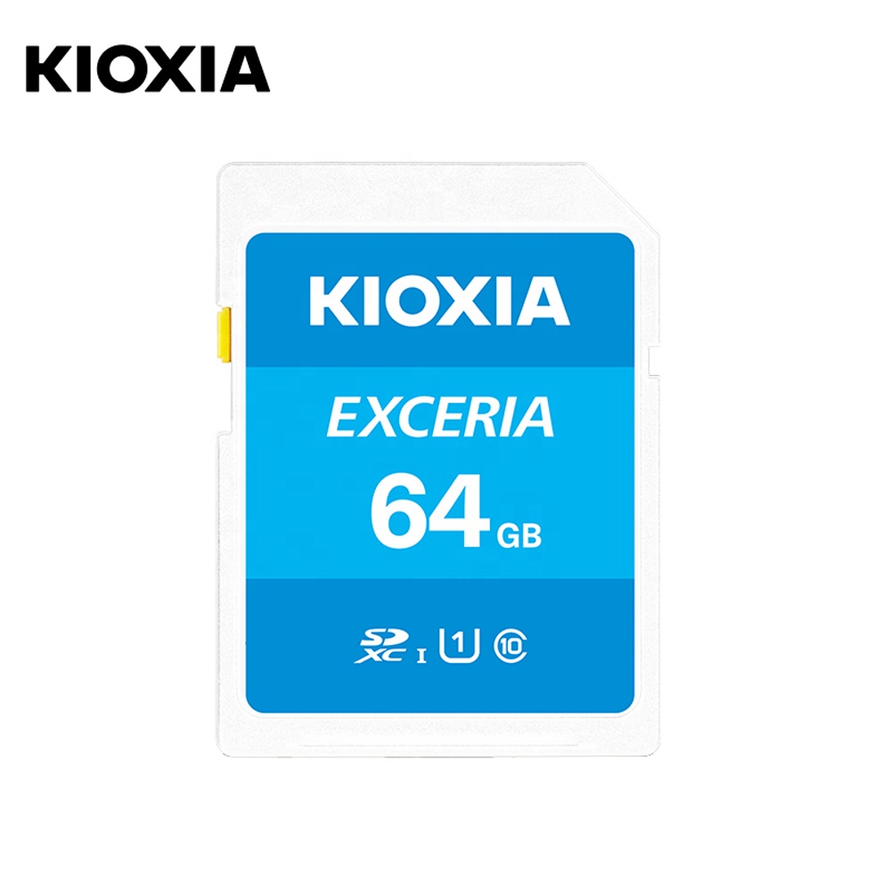 100% оригинальный kioxia Exceria SD карты памяти 32 гб 64 гб 128 гб 256 гб SD карта памяти SDXC с UHS-I U1 Class 10 100 МБ/с. для камеры