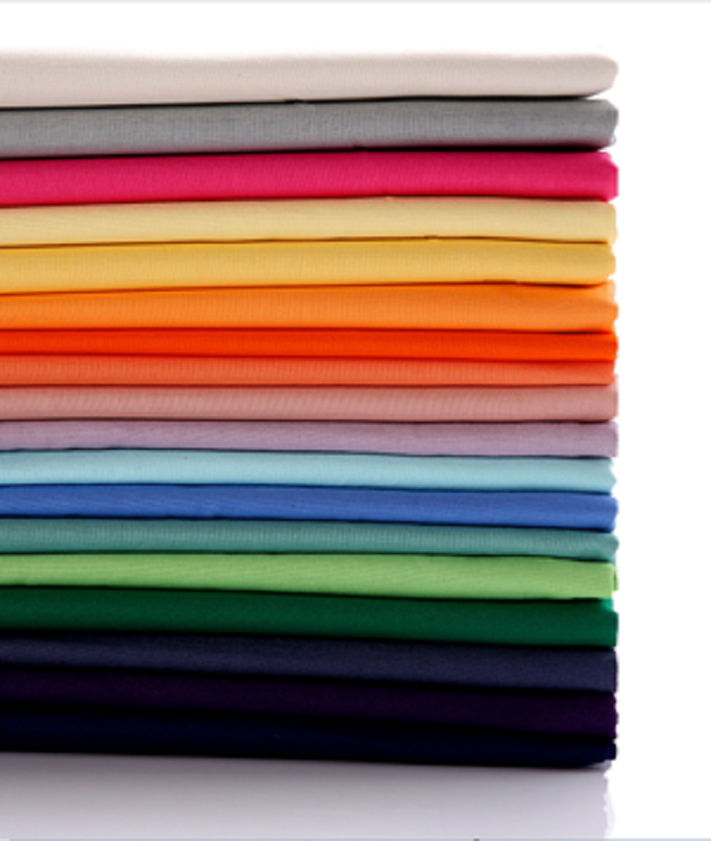Solid basic 100%cotton drill plain dye fabric 21*21/108*58 multicolors