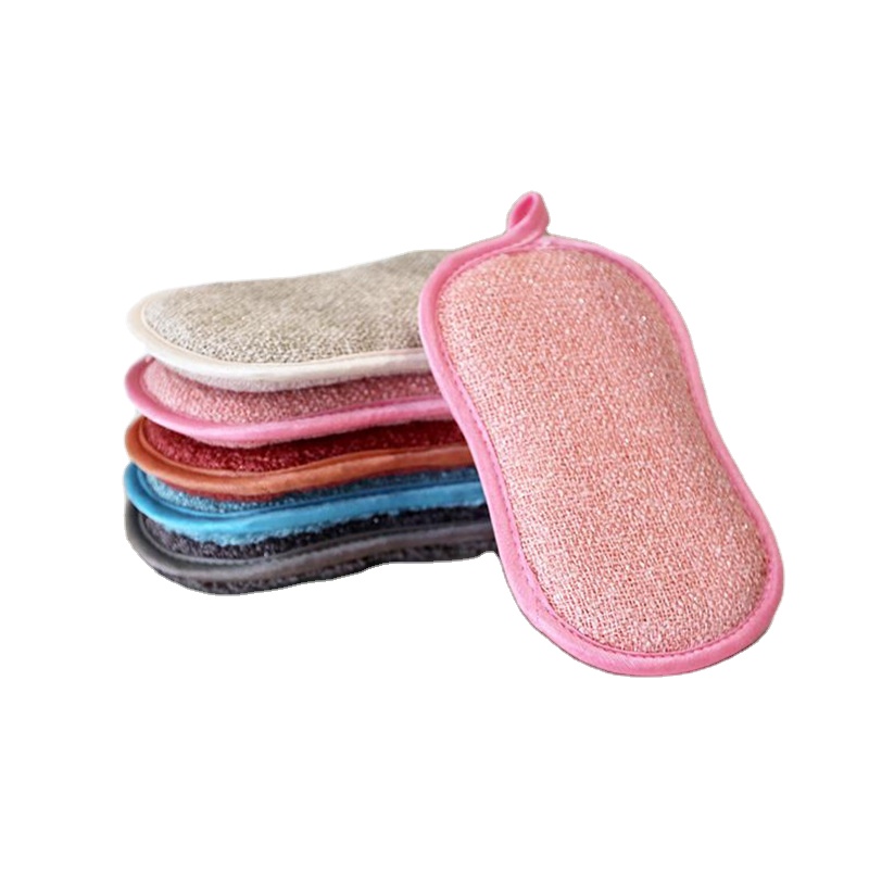 Microfiber New Kitchen Sponge Kitchen Cleaning Dishwashing Sponge Washable Kitchen Sponge