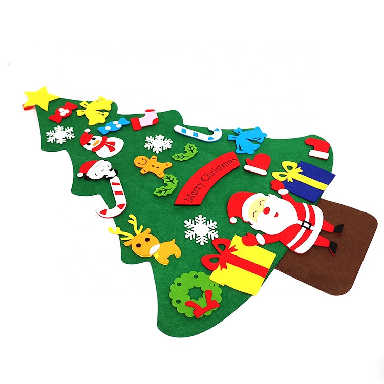 new year xmas gifts for kids DIY felt christmas tree