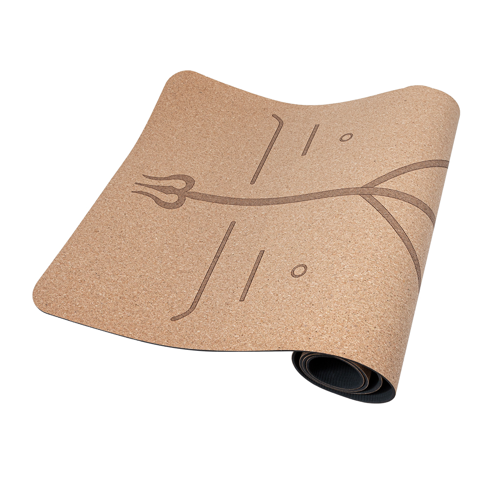 Eco Friendly Custom Logo Yoga Mat Anti Slip Buy Natural Cork Tpe Design Yoga Mat Fitness No Smell Cork Tpe Yoga Mat