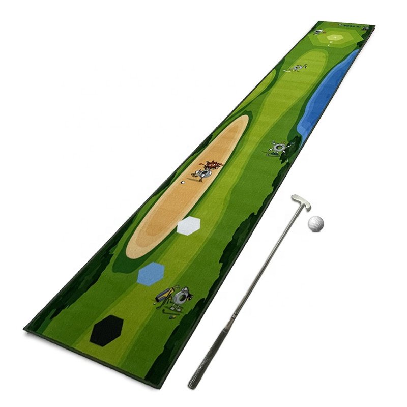 Golf Putting Mat Custom Golf Practicing и Training Mat для Indoors