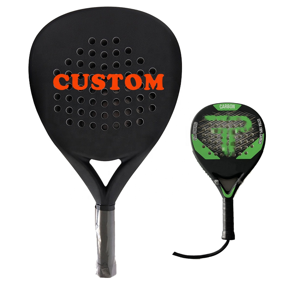 DIY Tennis Padel Paddleball Racquets Custom 18K Padel Beach Paddel Racket Carbon Fiber