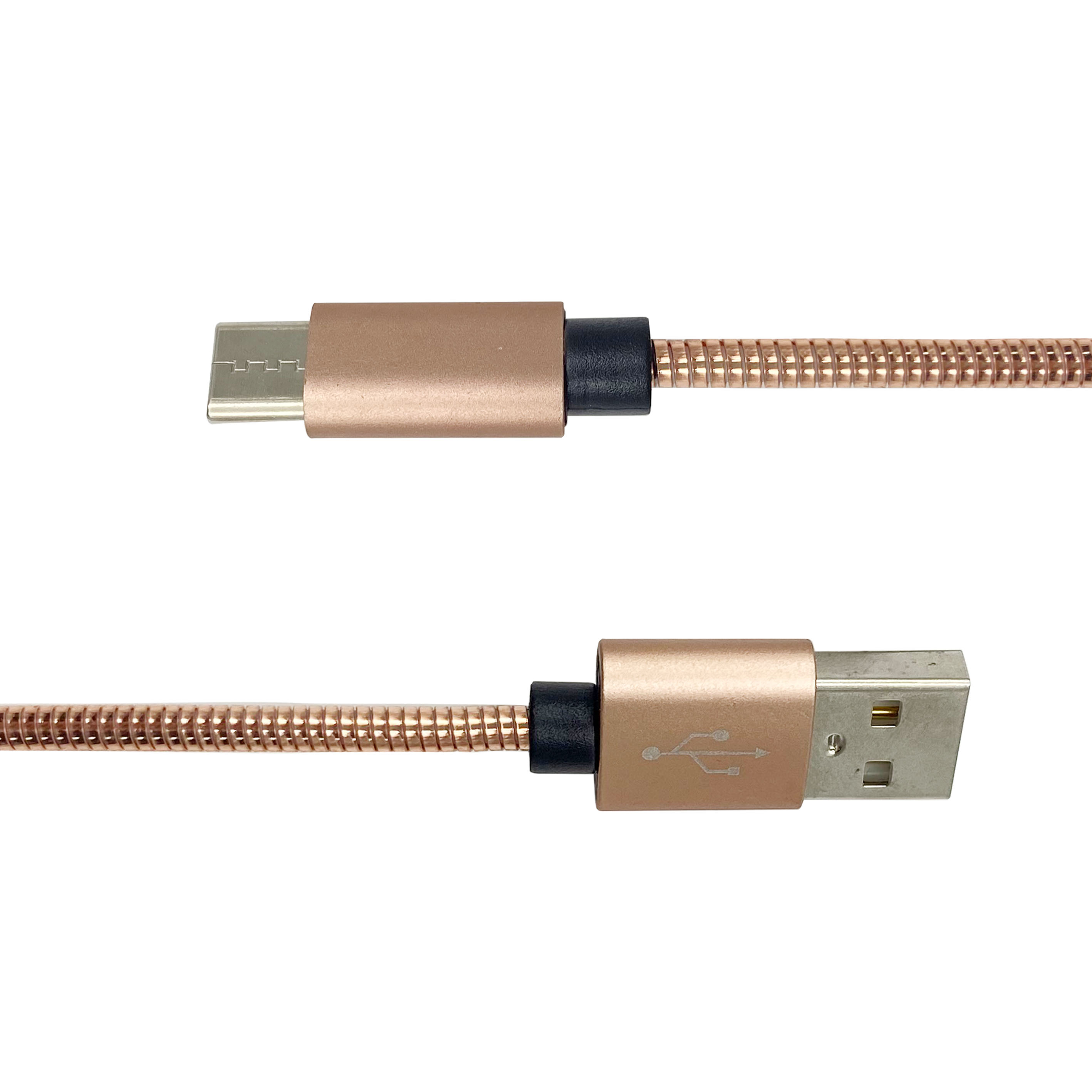 Behpex Горячая Шэньчжэнь Технология Usb A штекер к Usb Type-C штекер из нержавеющей стали шланг для зарядки и передачи данных для мобильного телефона