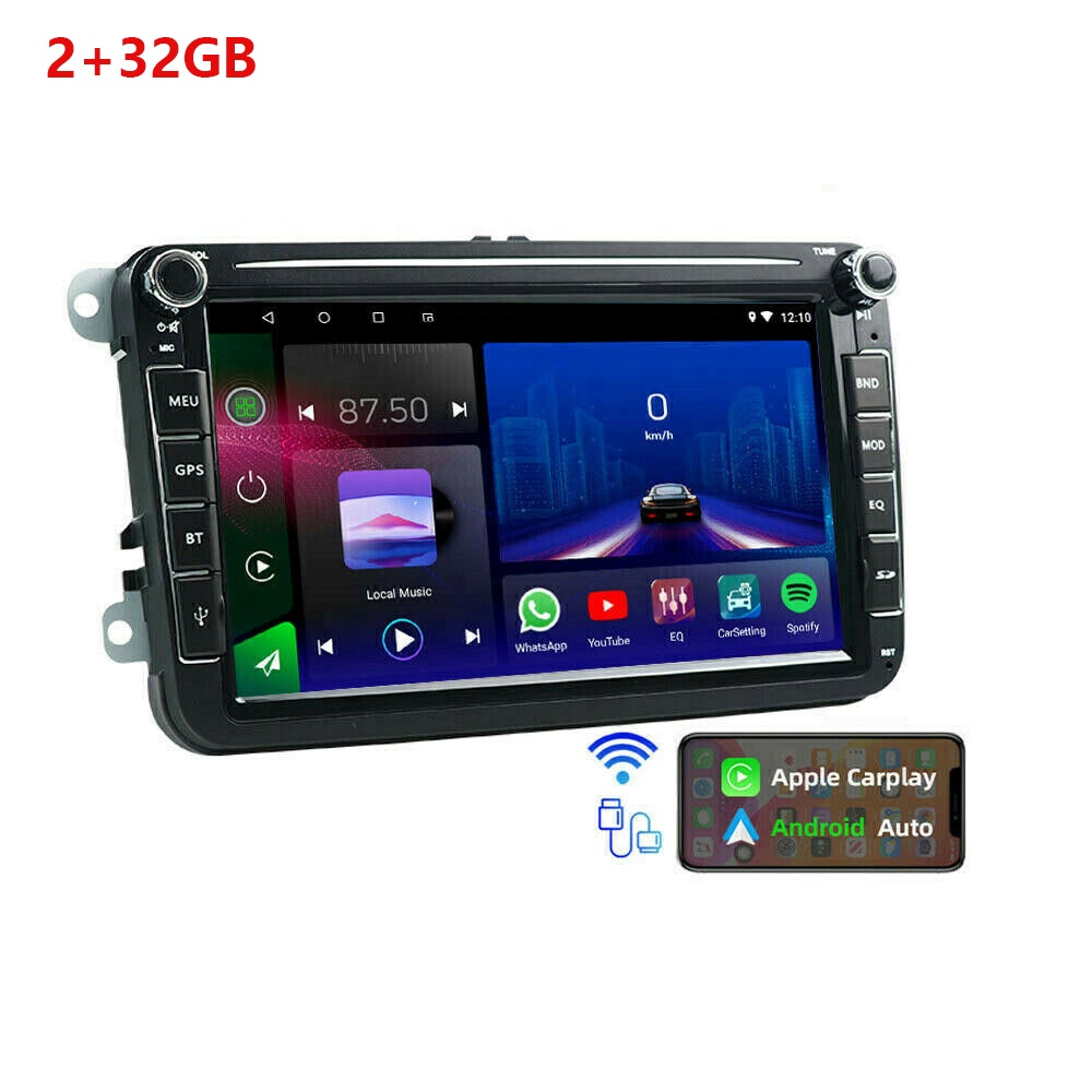 Iorigin HD IPS 8 дюймов автомобильное стерео радио 2 + 32 ГБ GPS carplay DSP Android видео для VW Passat MK5 MK6 Jetta Golf Polo